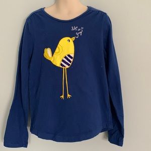 Gymboree long sleeved cotton graphic t